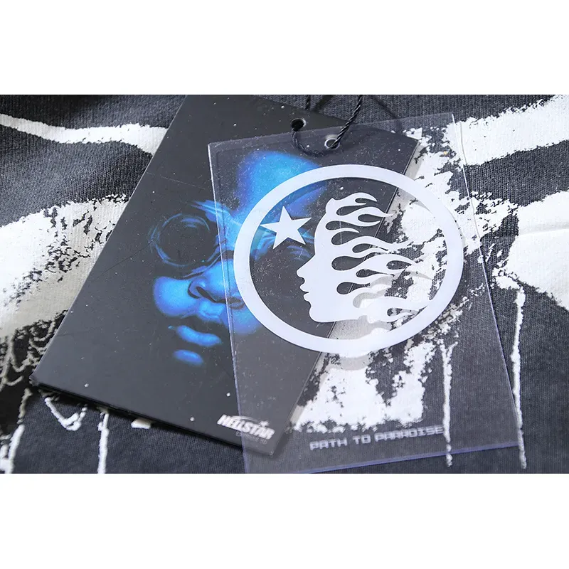 Hellstar Spiderweb Sport Black Hoodie #2039