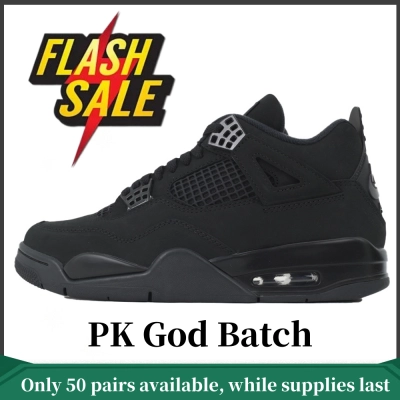 PK God Batch Air Jordan 4“Black Cat”  2025-FV5029-010 01