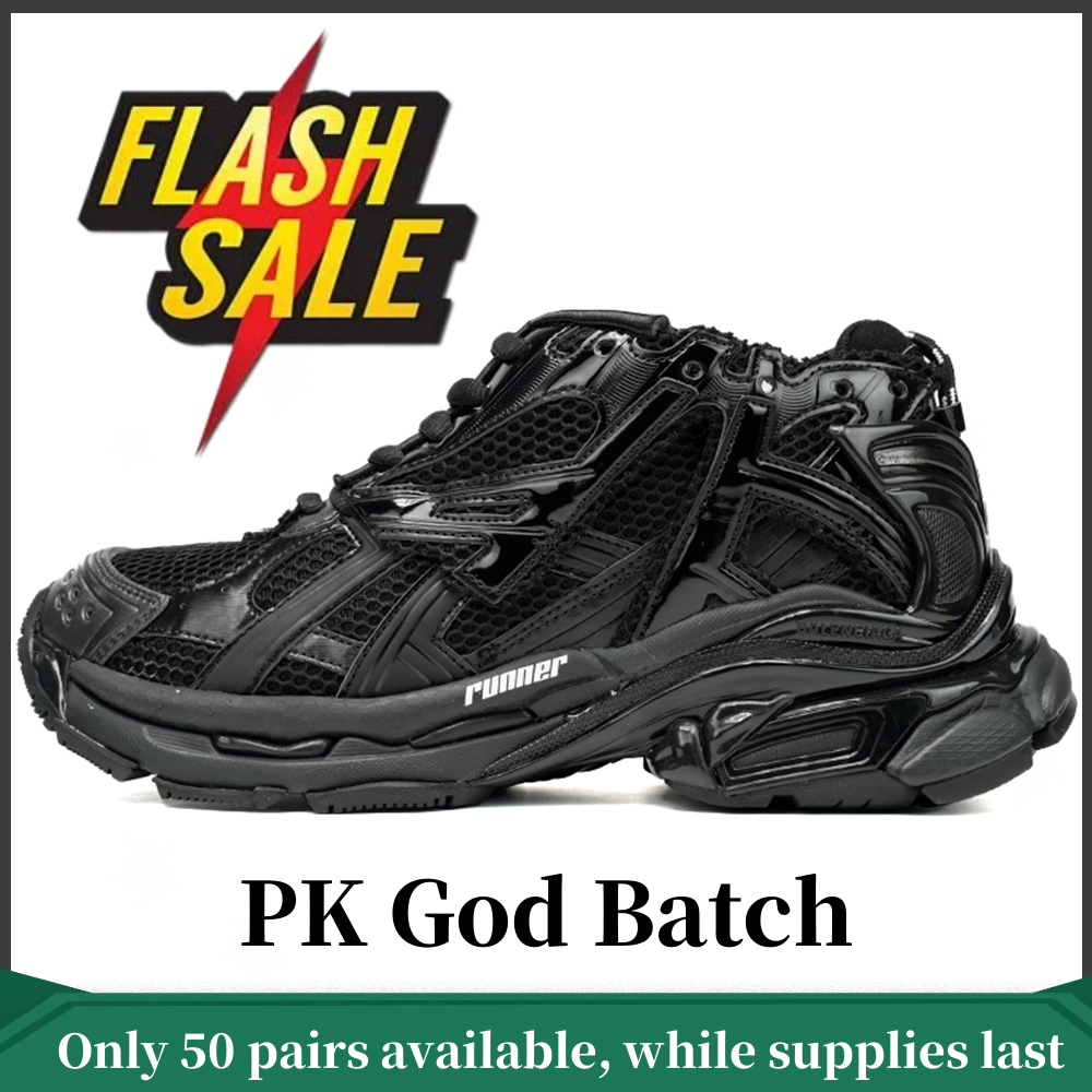 PK God Batch Balenciaga Runner Black