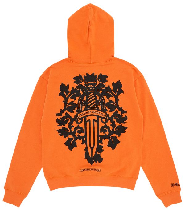Chrome Hearts Vine Dagger Hoodie 'Orange'