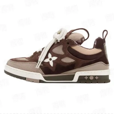  LOUIS VUITTON White Brown 01