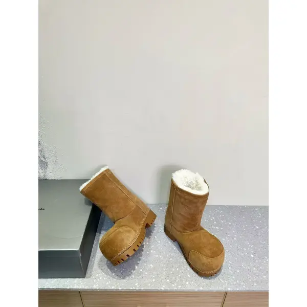 PK God Batch Balenciaga Brown Alaska Low Boot PB 241028