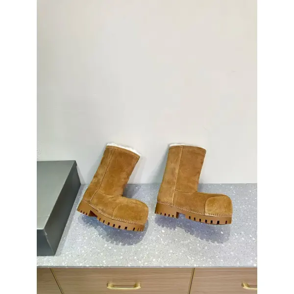 PK God Batch Balenciaga Brown Alaska Low Boot PB 241028