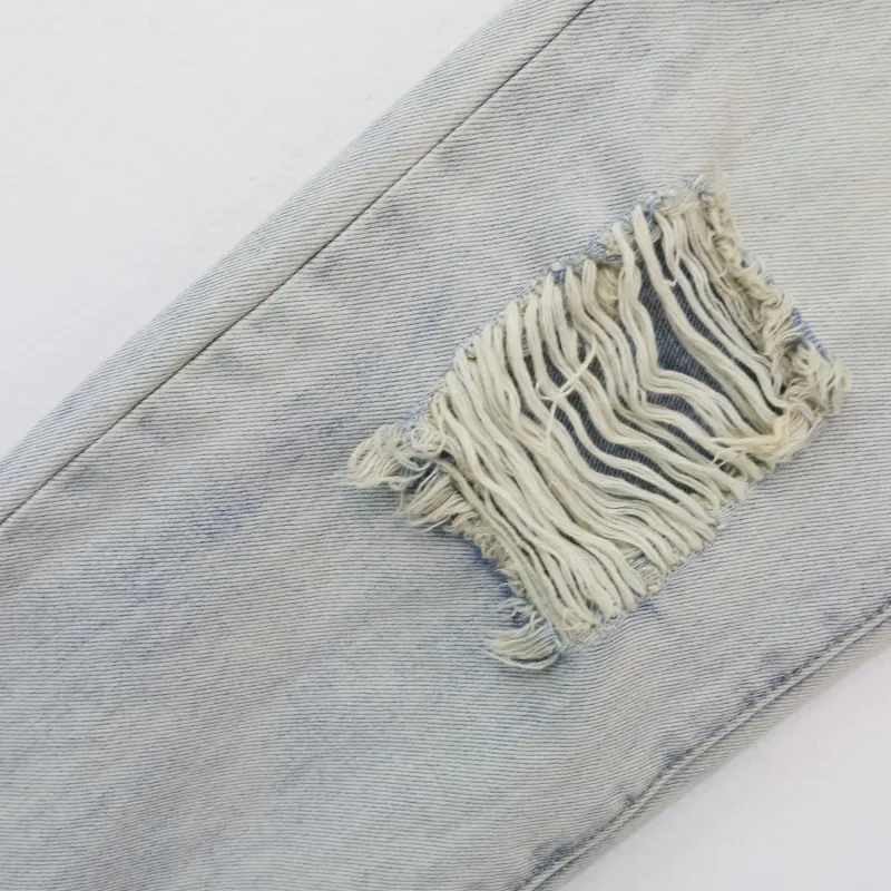 Godspeed Streetwear Denim Straight Biker Jeans #8209 Blue