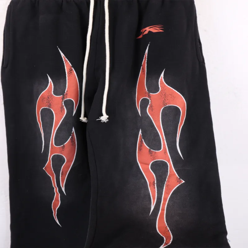 Hellstar Halloween Skeleton Airbrushed Hoodie & Sweatpants Set #5665-8199 Black