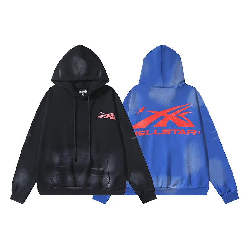 Hellstar Hoodies #2027 Blue/Black