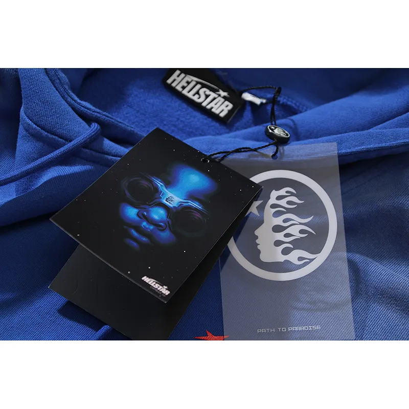 Hellstar Hoodies #2027 Blue/Black