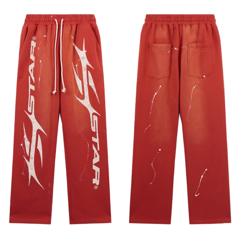 Hellstar Hstar Hoodie & Sweatpants Set #8201-5669 Red