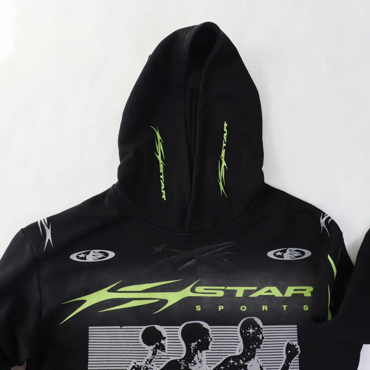 Hellstar Sports Hoodie & Sweatpants Set Black Green #5676-8232