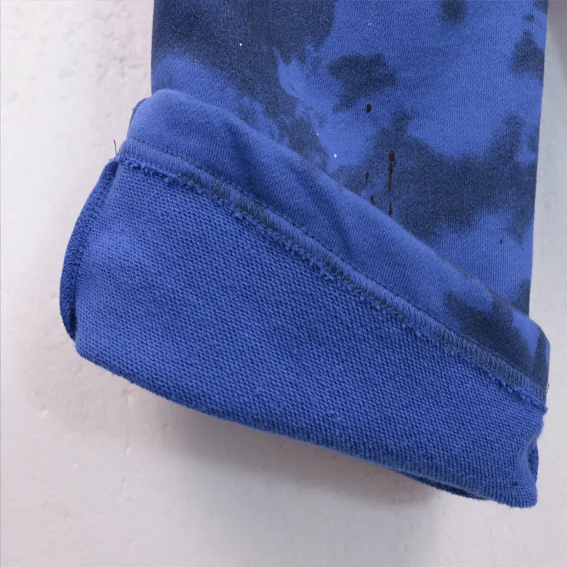 Hellstar Sports Tie-Dye Skull Hoodie & Sweatpants Set #8197 Blue