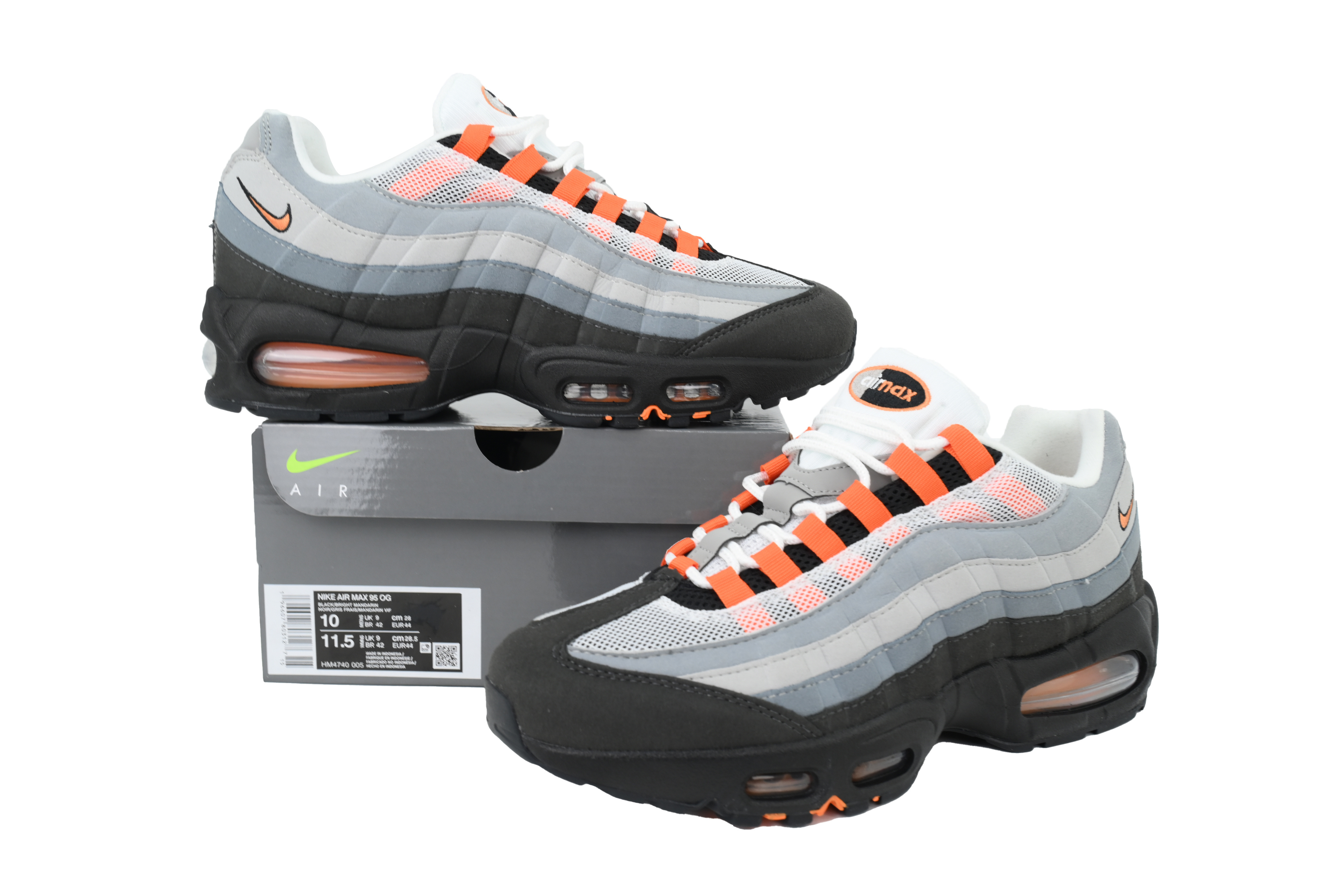 Nike Air Max 95 OG 'Bright Mandarin' 2025   HM4740-005