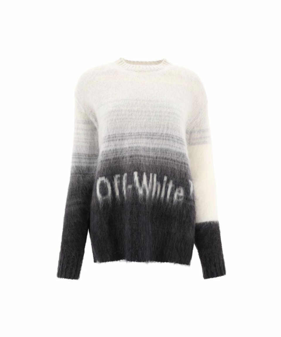 Off-White Gradient Logo Knitwear Multi