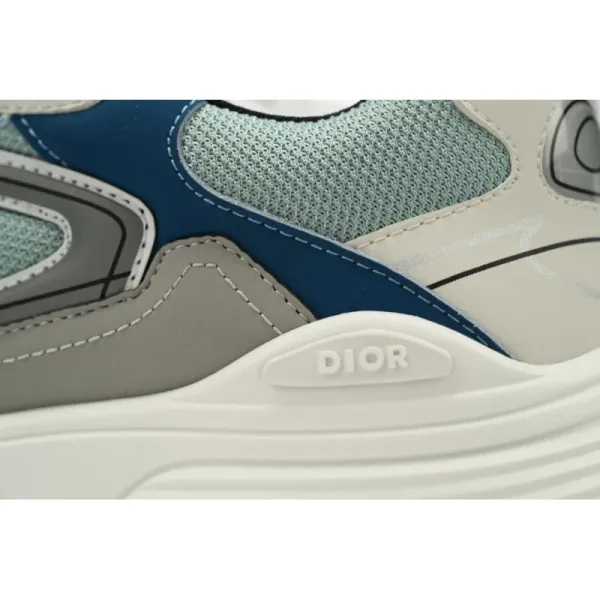 PK God Batch Dior B30 Mesh Light Blue Grey Trainer 3SN279ZRB H560