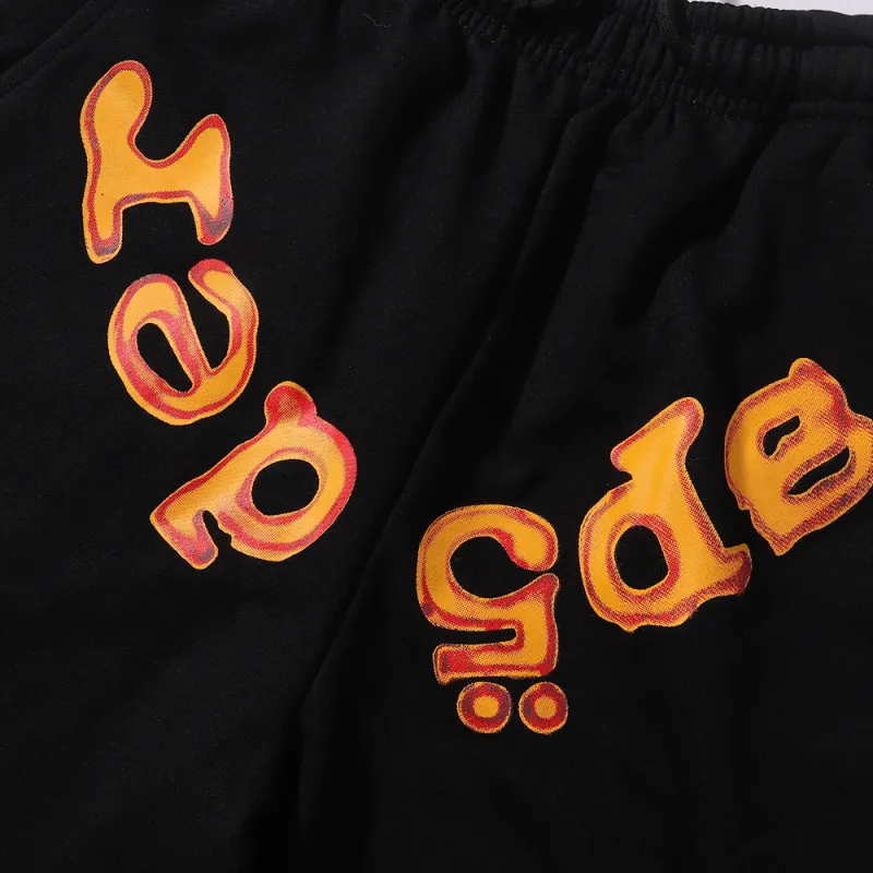 Sp5der OG Web V2 Hoodie & Sweatpant Set Black #8228