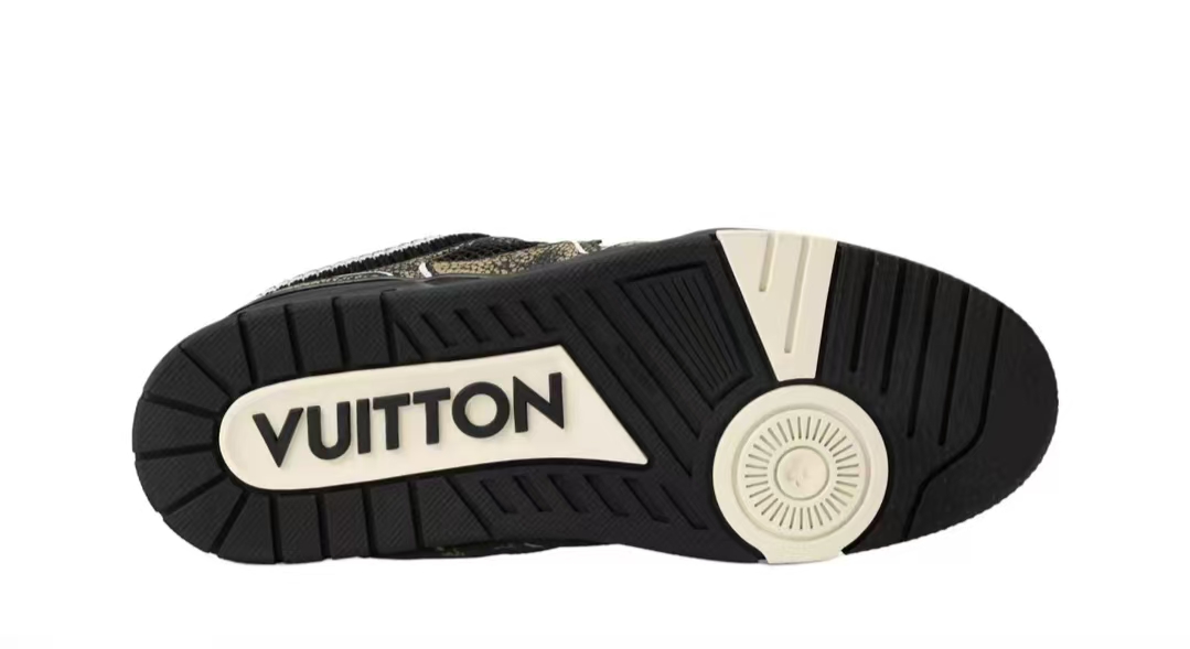 PK God Batch Louis Vuitton Skate Sneaker Black Swarovski Monogram