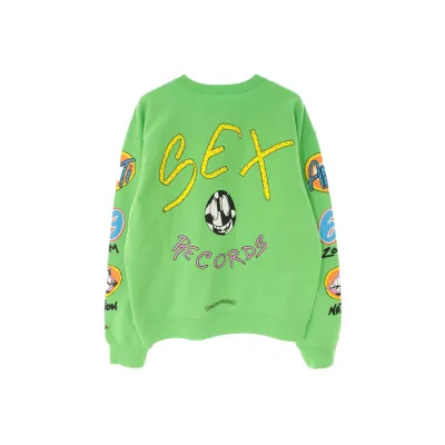 Chrome Hearts Matty Boy Sex Records Crewneck Sweatshirt Citrus 02