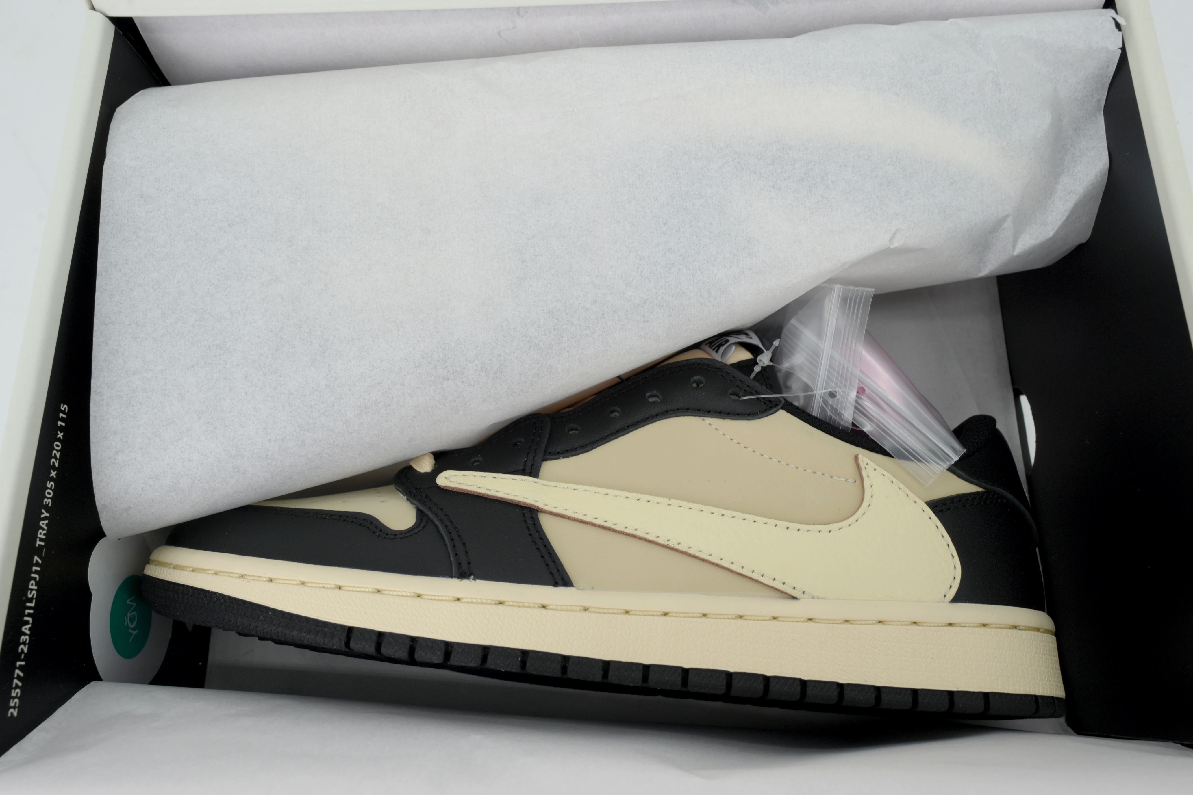 PK God Batch  Travis Scott x Air Jordan 1 Retro Low OG SP 'Pale Vanilla'  DM7866-201