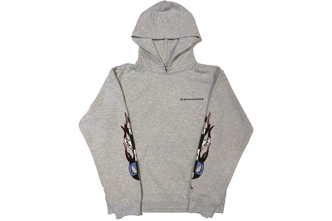 Chrome Hearts Matty Boy Brain Hoodie Heather Grey