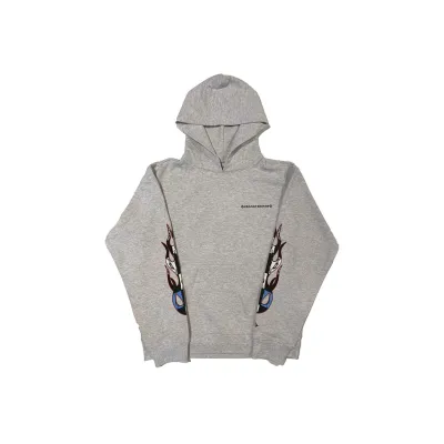 Chrome Hearts Matty Boy Brain Hoodie Heather Grey 01