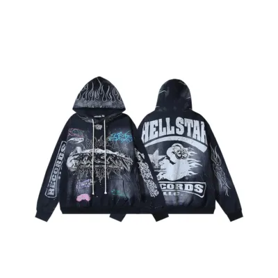 Hellstar Path to Paradise Hoodie Black 01