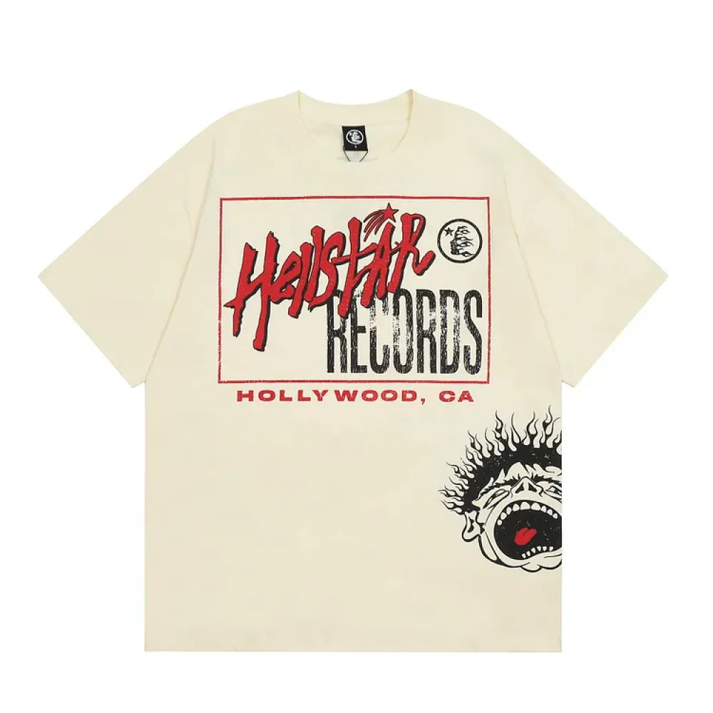 Hellstar Records T-shirt Off-White+Louis Vuitton Shorts Black lv02