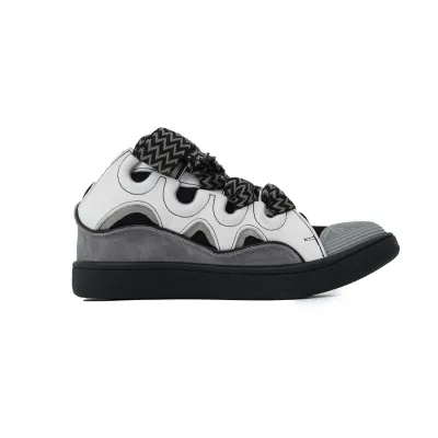 Lanvin Curb Sneakers White Anthracite 02