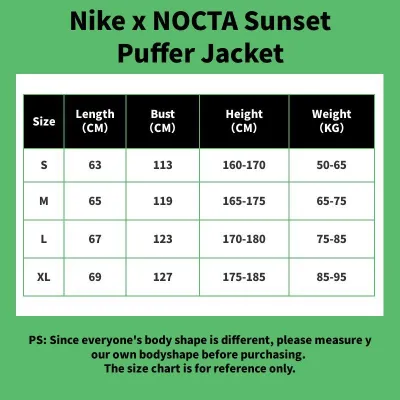 Nike x NOCTA Sunset Puffer Jacket Yellow 02