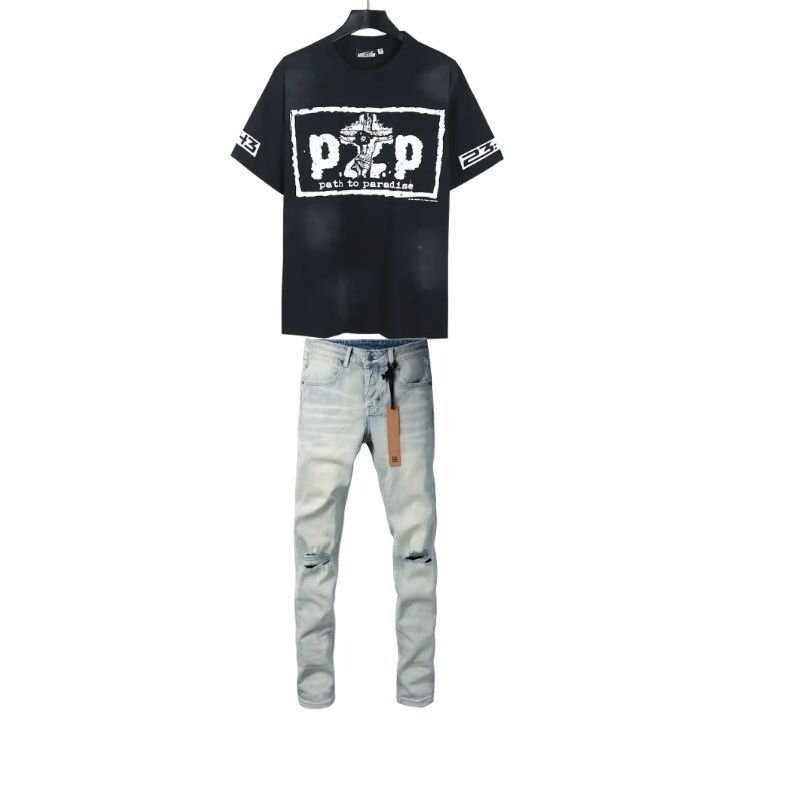 Hellstar T-Shirt Studios P2P (NFC) EG698+Ksubi Jeans PK3025