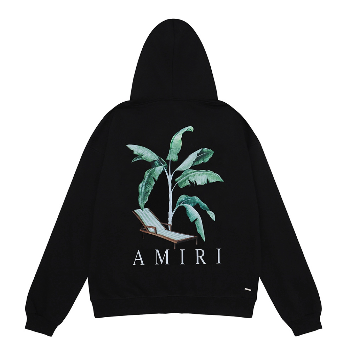 AMIRI Palm Tree Dubai Hoodie Black/White
