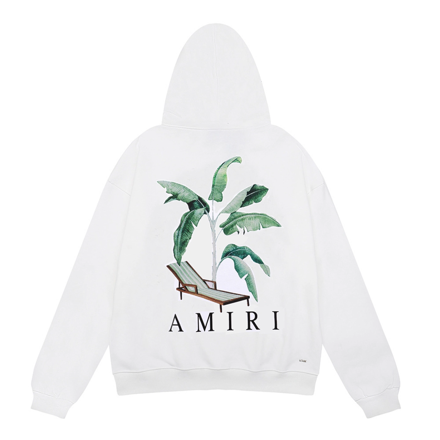 AMIRI Palm Tree Dubai Hoodie Black/White