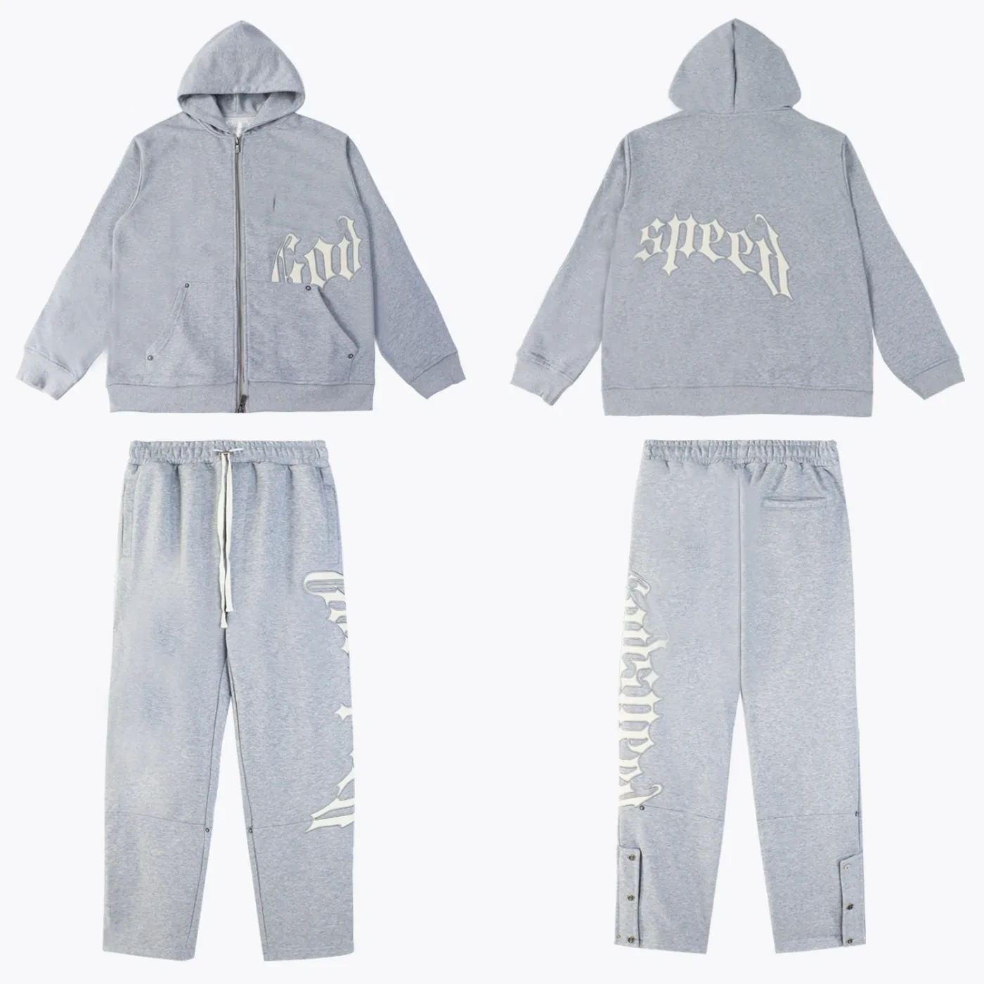 Godspeed OG Logo Sweatsuit Gray