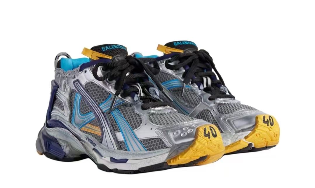 PK God Batch  Balenciaga Runner  Silver Gray  772774 W3RMU 1474