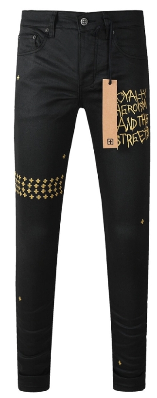 Chrome Hearts Matty Boy Space Hoodie Blue+Ksubi Jeans PK0611