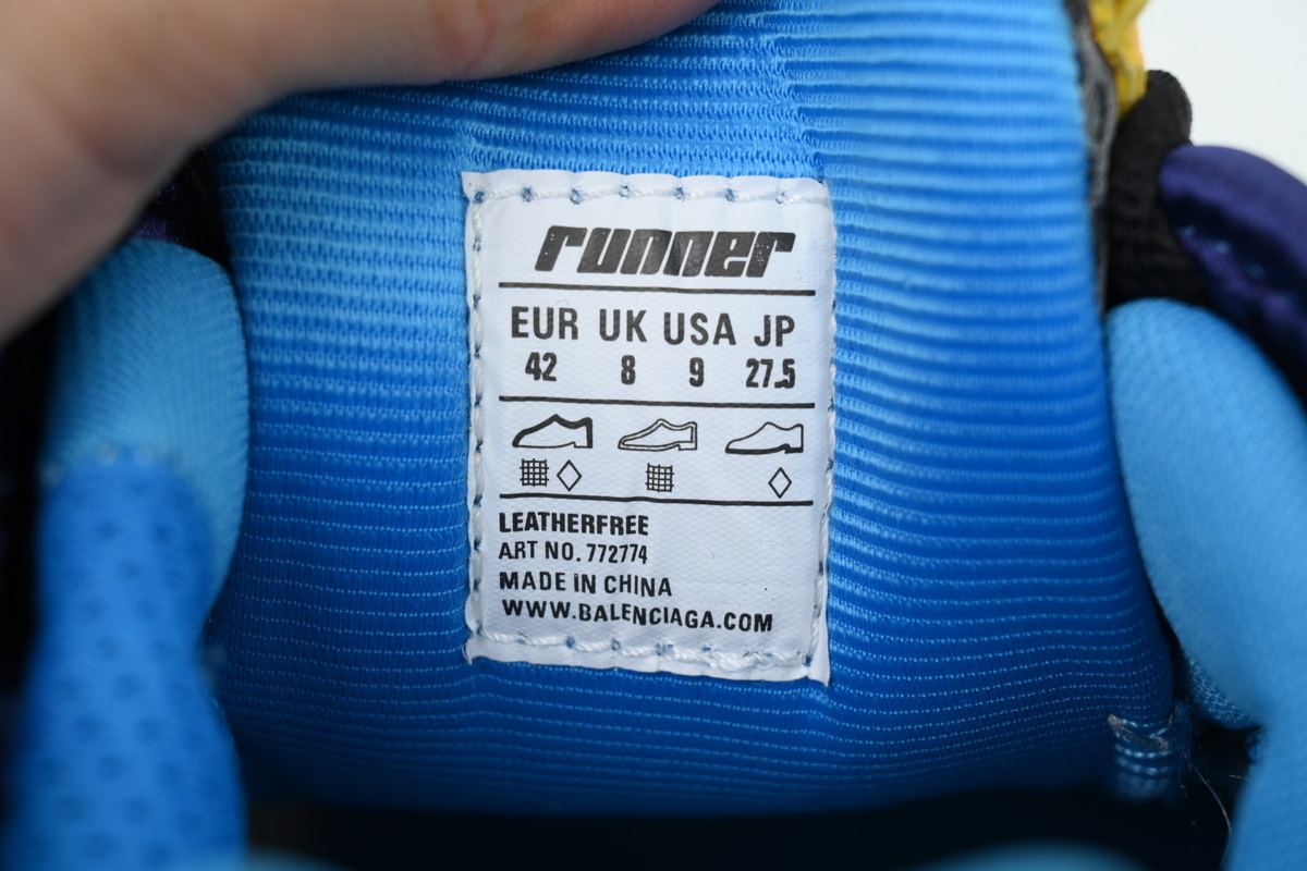 PK God Batch  Balenciaga Runner  Silver Gray  772774 W3RMU 1474