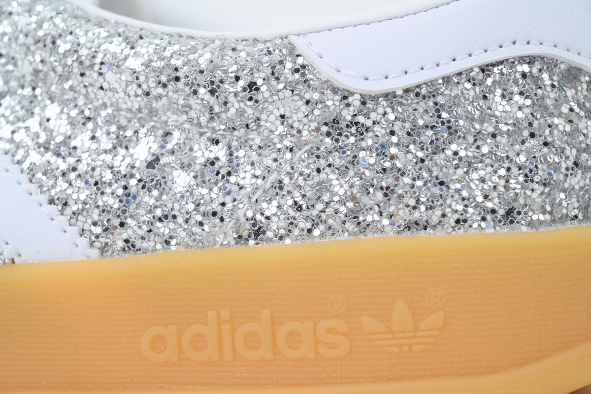  Adidas Samba Silvery White JR288