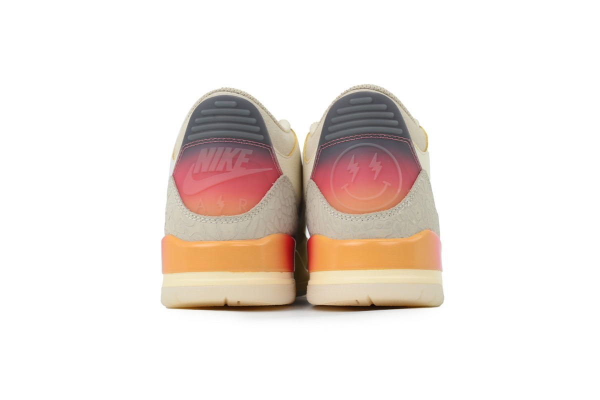 PK God Batch  Balvin x Air Jordan 3 White Blue Red FN0344-901