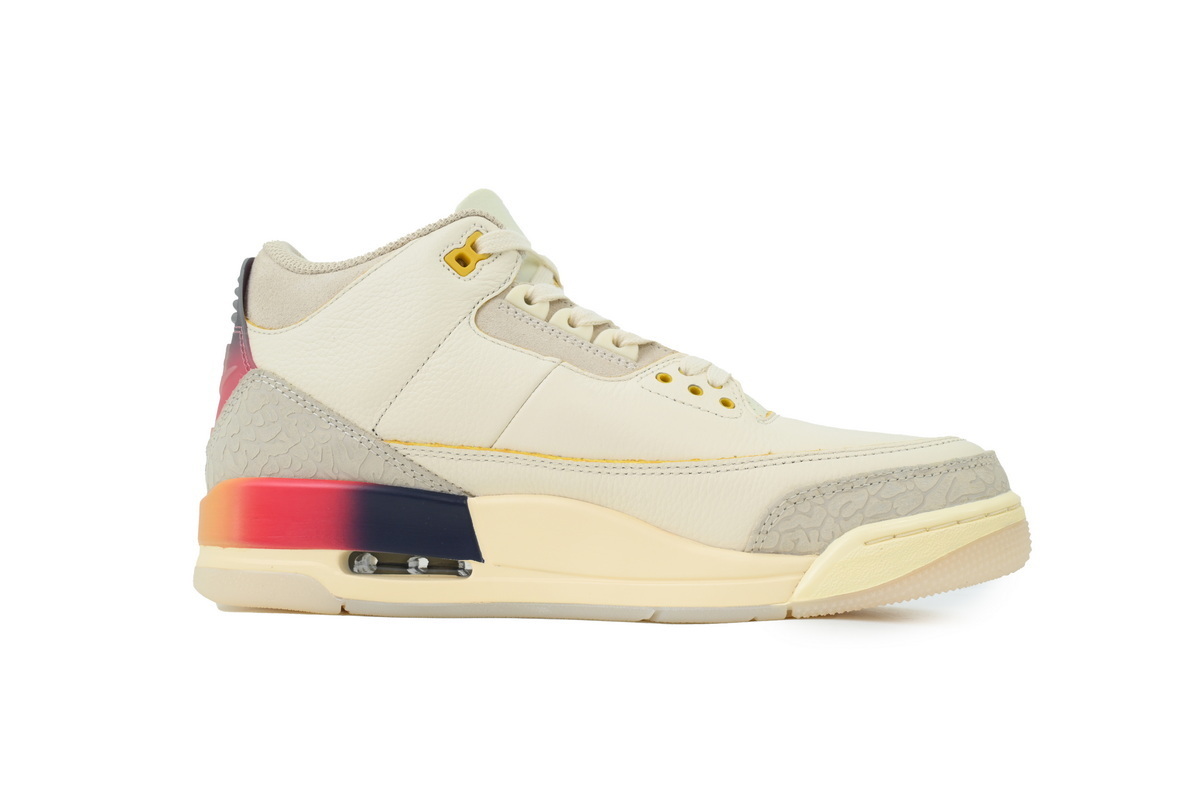 PK God Batch  Balvin x Air Jordan 3 White Blue Red FN0344-901