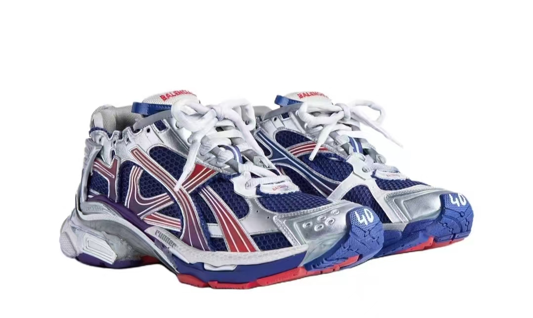 PK God Batch Balenciaga Runner Gradient Navy/red/grey