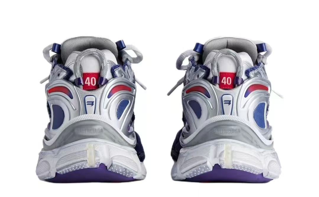 PK God Batch Balenciaga Runner Gradient Navy/red/grey