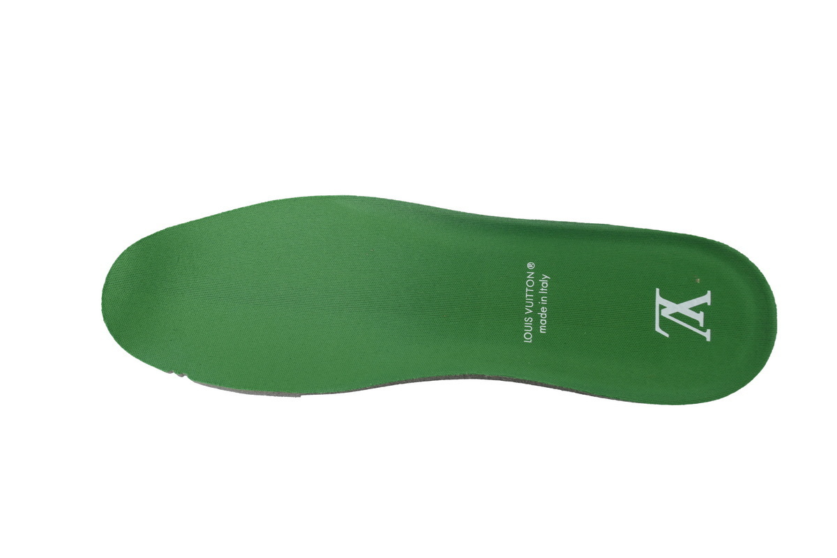  LOUIS VUITTON Green and white cloth