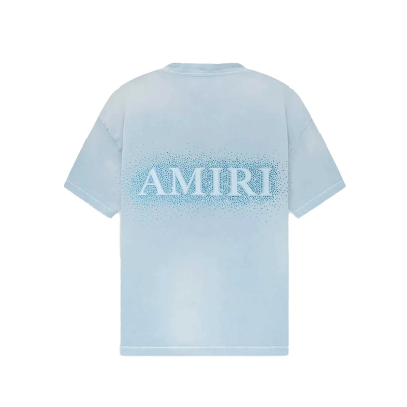 AMIRI Crystal Burst Tee Ashley Blue