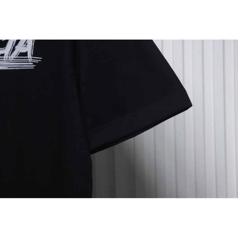 Balenciaga 3M Logo Print T-shirt Black
