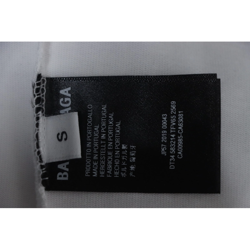 Balenciaga 3M Logo Print T-shirt Black