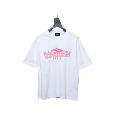 Balenciaga 3M Logo Print T-shirt White 01