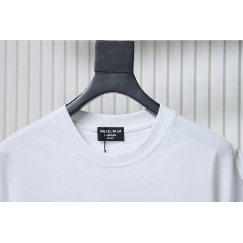 Balenciaga Night Scene Print T-shirt White