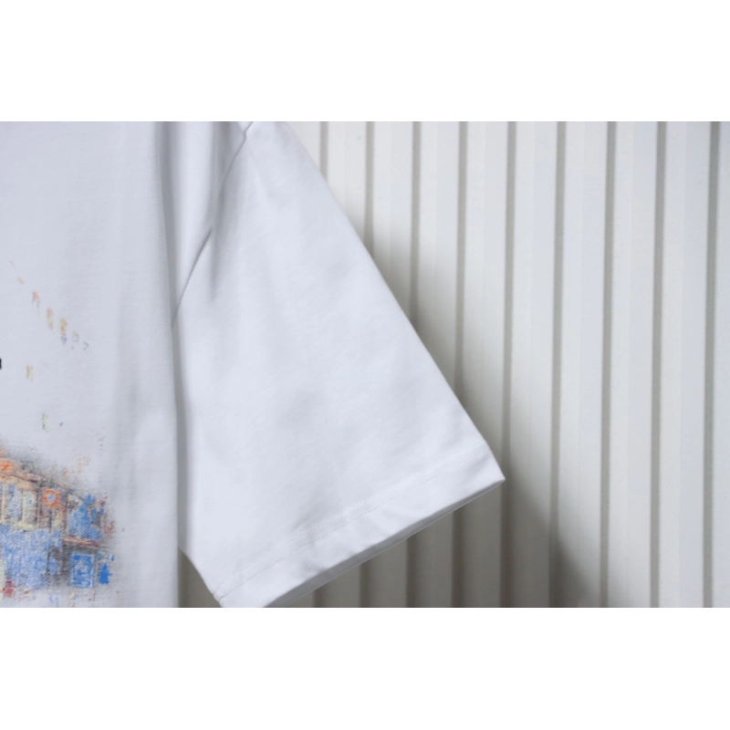 Balenciaga Night Scene Print T-shirt White
