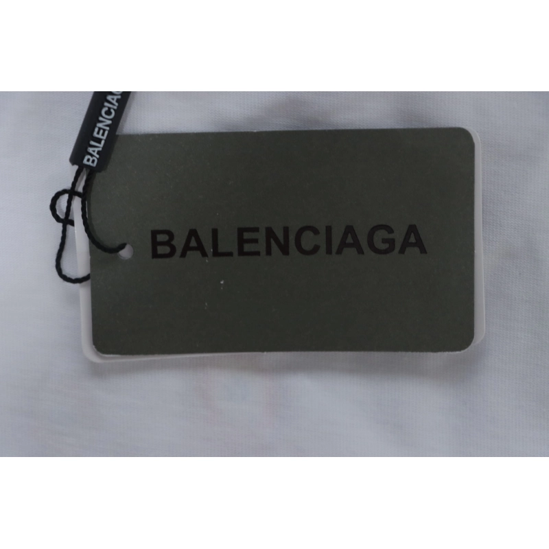 Balenciaga Night Scene Print T-shirt White