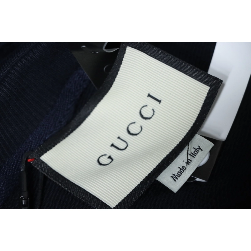 copy of Gucci Hand-painted Letter Crewneck Sweatshirt Washed Black