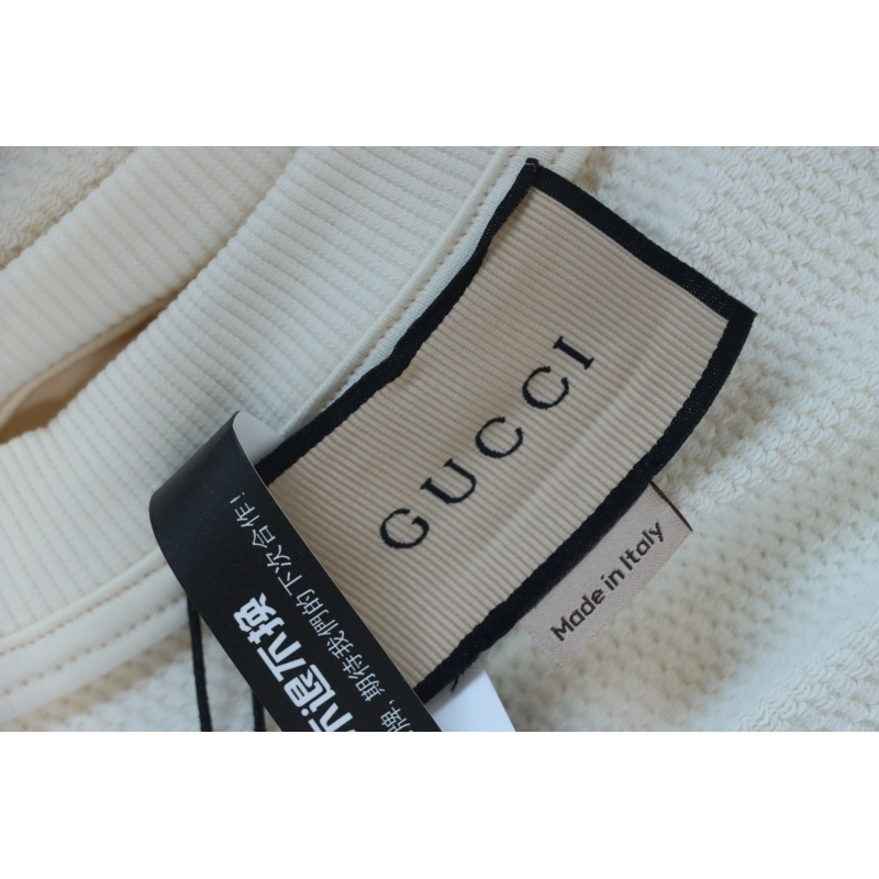 Gucci Cotton Apricot Sweatshirt With Back Cute Little Yellow Duck