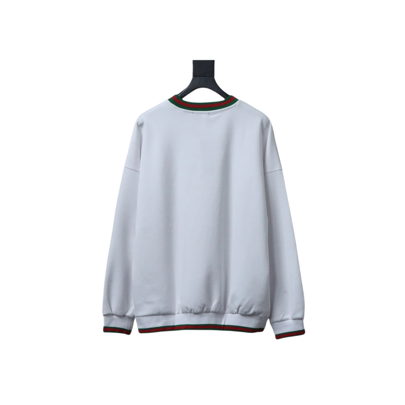 Gucci Cotton Piquet Sweatshirt With Web
